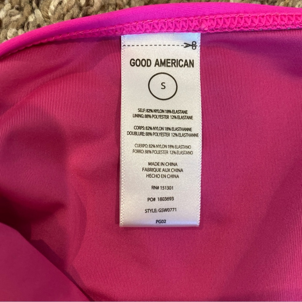 Good American Neon Pink Bikini Small Medium - Picture 4 of 11